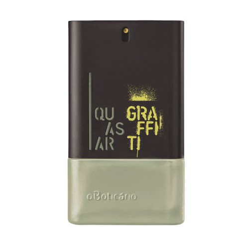 
Quasar Graffiti Desodorante Colônia 100ml

O Quasar Graffiti Desodorante Colônia surgiu como uma manifestação artística e é um movimento em que o artista faz uma intervenção na cidade aplicando a sua linguagem em espaços públicos.


Foi desta energia pulsante das manifestações urbanas que traduzimos o acorde Stencil para a fragrância Fougère Cítrica de Quasar Graffiti Desodorante Colônia, que estimula a expressão da verdade sem medo. 


Uma fragrância masculina jovem e moderna que traz a explosão do frescor da menta contrastando com a força das notas amadeiradas especiadas. Sua família olfativa Fougère Cítrica tem um cheiro característico que remete a sensação de floresta úmida e é o perfil preferido dos brasileiros para uso diário.


Adote Quasar Graffiti como sua fragrância masculina e tenha a coragem de se expressar com propósito e respeito.


Nenhum produto do Grupo Boticário é testado em animais.


Família olfativa: Fougère Cítrico Amadeirado.
